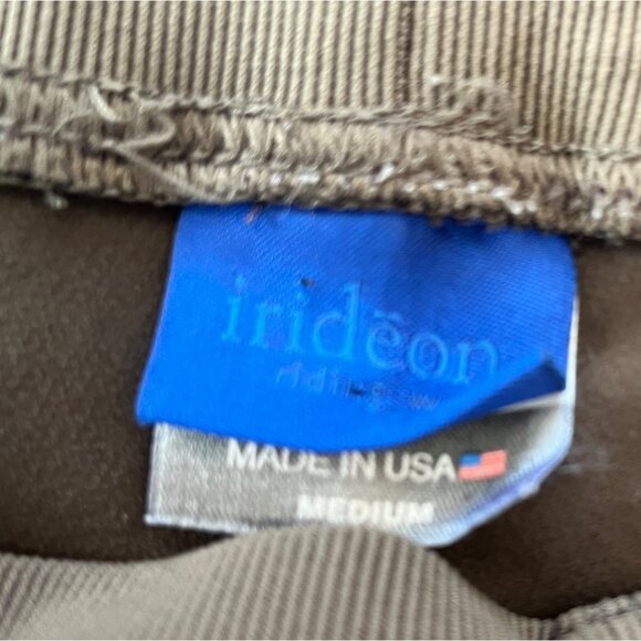 Irideon Riding Wear Medium Brown Equestrian Breeches Made In USA 86n - Picture 10 of 11